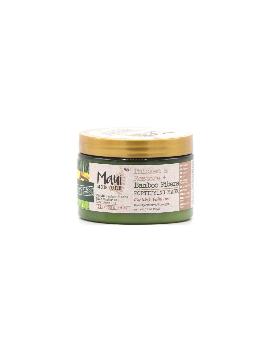 Maui Moisture Bamboo Fiber Fortifying Mask 12oz