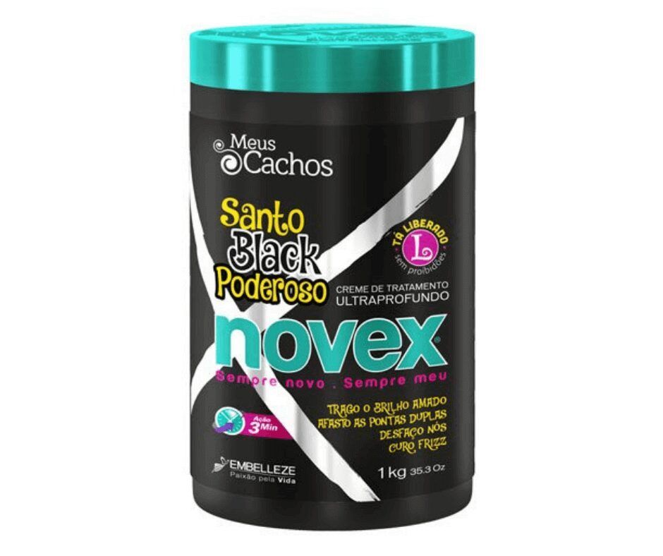 Mascarilla Novex Santo Black Poderoso