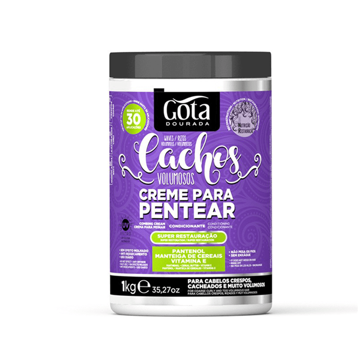 Gota Dourada Crema para Peinar Rizos voluminosos 1 kg