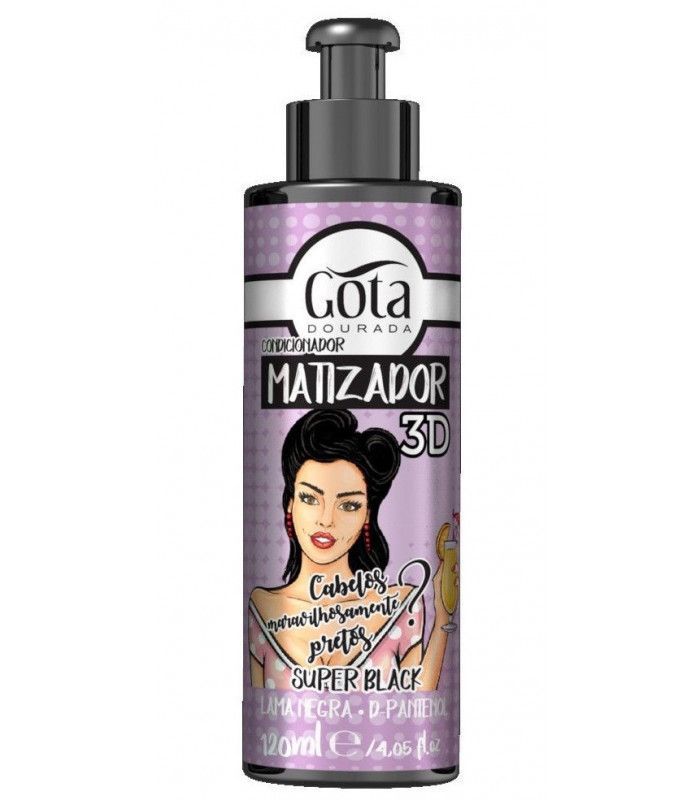 Gota Dourada Matizador 3D 300 ml Super Black
