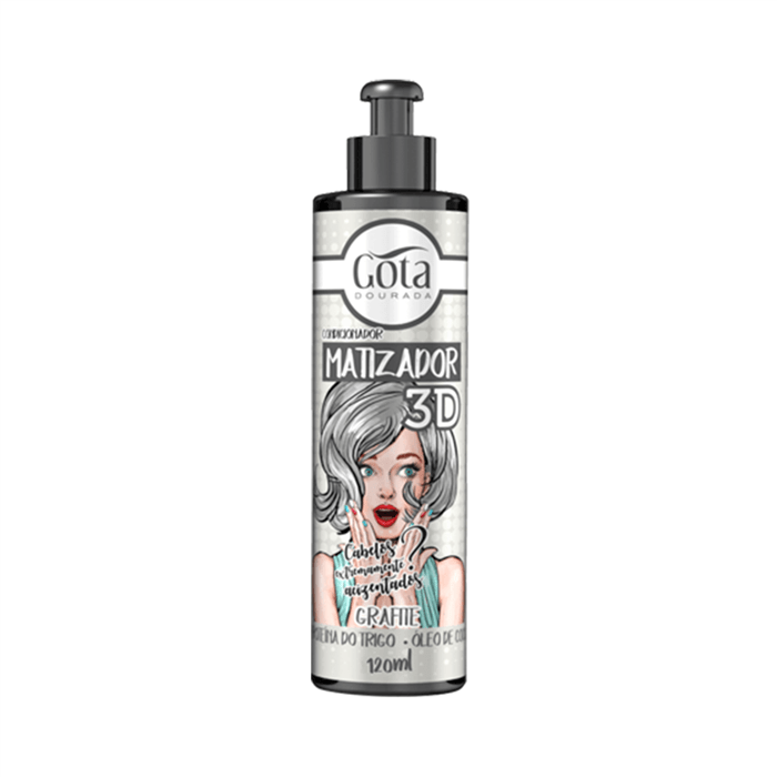 Gota Dourada Matizador 3D Grafite 120Ml