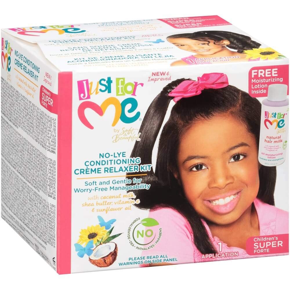 No-Lye Conditioning Crème Relaxer Kit Children’s SUPER Just For Me