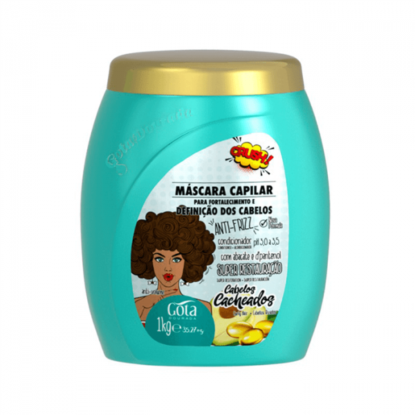 Gota Dourada Mascara Fortalecimiento Cacheados 1kg
