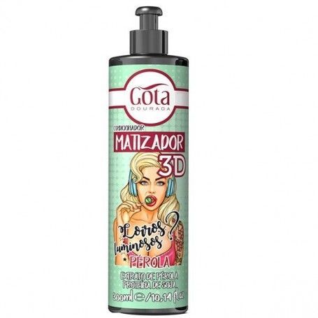 Gota Dourada Matizador 3D Rubio Perlado Perola 300Ml