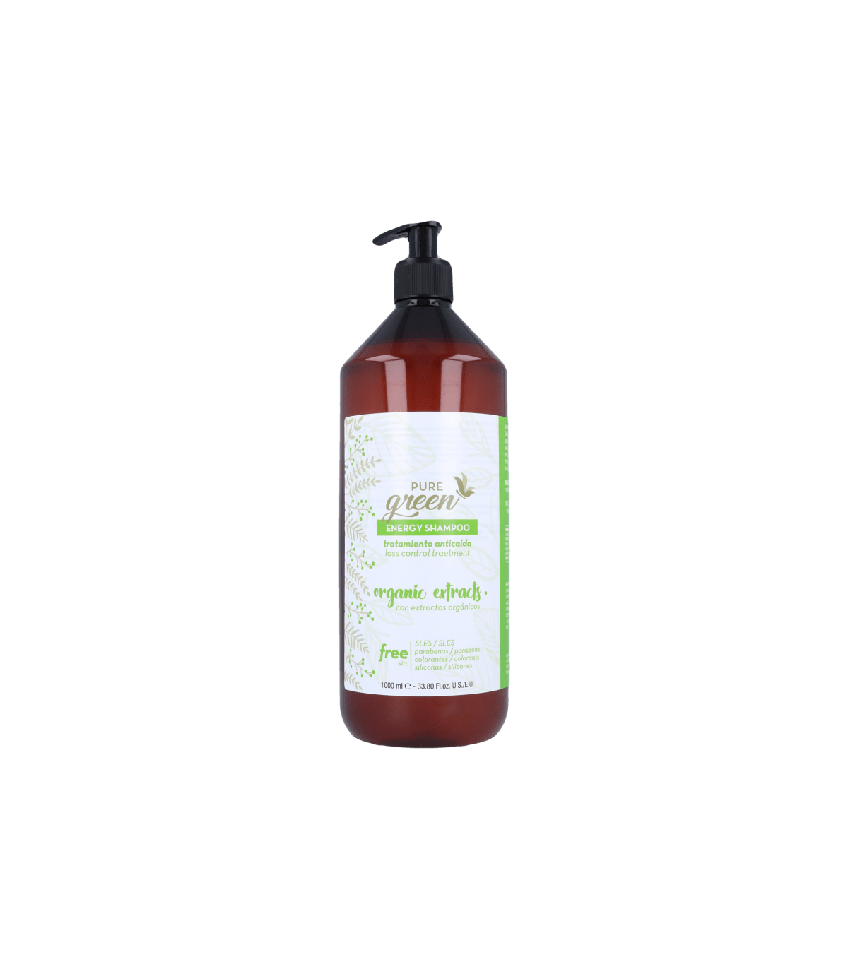 PURE GREEN CHAMPU ENERGY 1000ML