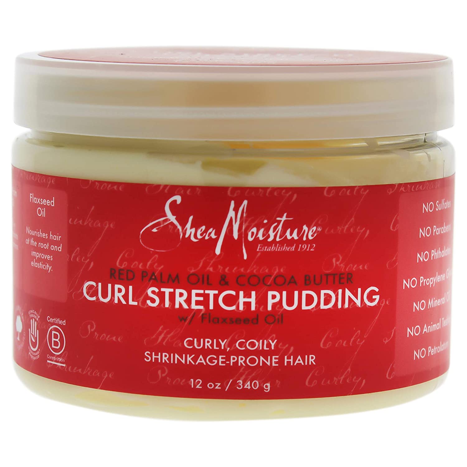 Shea Moisture Red Palm Oil & Cocoa Butter Curl Stretch Pudding 340g