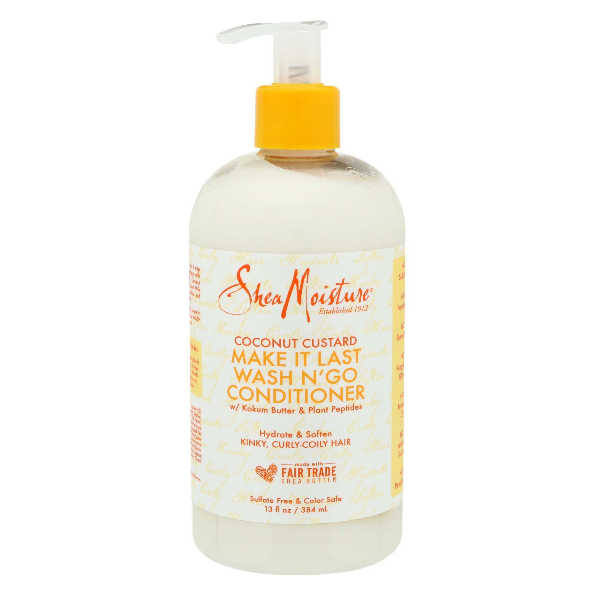 Shea Moisture Coconut Custard Make It Last Wash N’ Go Conditioner