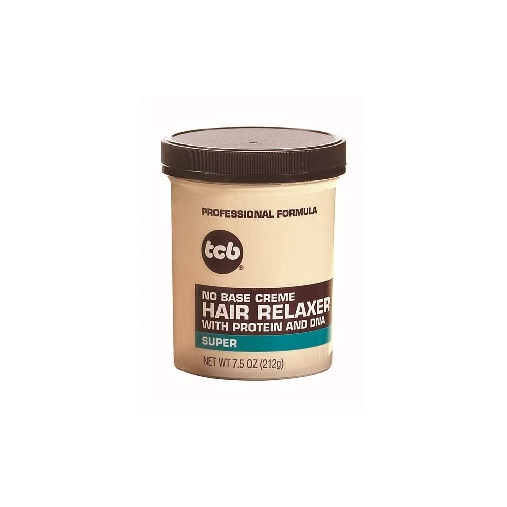 Tcb Professional Formula No Base Hair Relaxer With Protein And DNA Super Strength 7.5oz