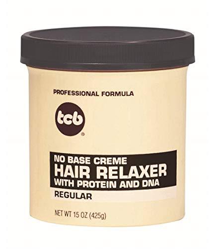 Tcb Professional Formula No Base Hair Relaxer With Protein And DNA Regular Strength 15oz/425gr.