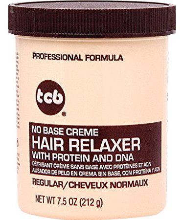 Tcb Professional Formula No Base Hair Relaxer With Protein And DNA Normal Strength 7.5oz
