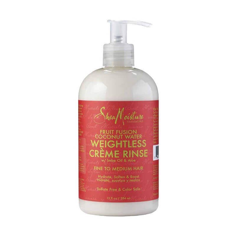 Acondicionador Shea Moisture Fruit Fusion Coconut Water Weightless Créme Rinse