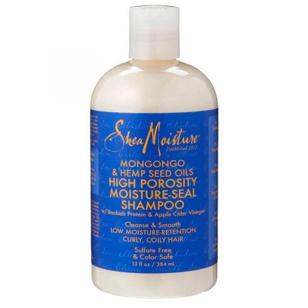 Champú Shea Moisture High Porosity Moisture Seal Shea Mongongo & Hemp Seed Oils