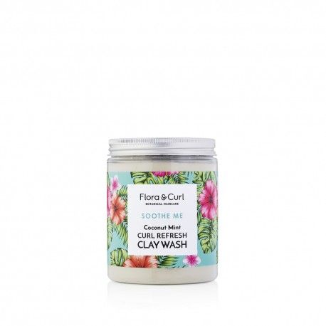 Flora & Curl Soothe Me Coconut Mint Curl Refresh Clay Wash 260g 9oz