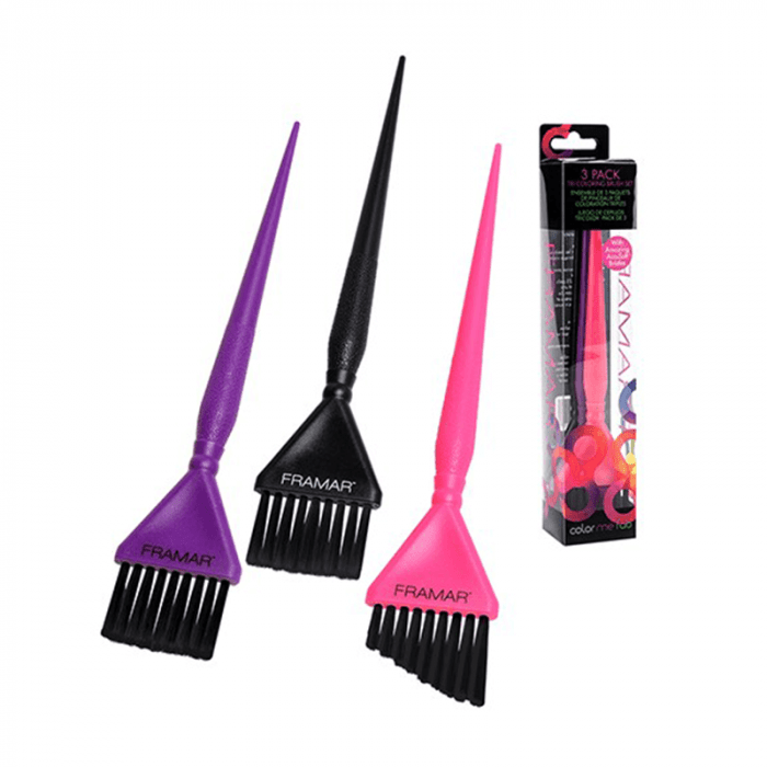 Juego de 3 brochas FRAMAR Tri Color Brush Set