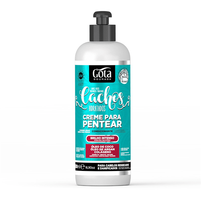 Gota Dourada Creme de Pentear Cachos Hidratados 500ml