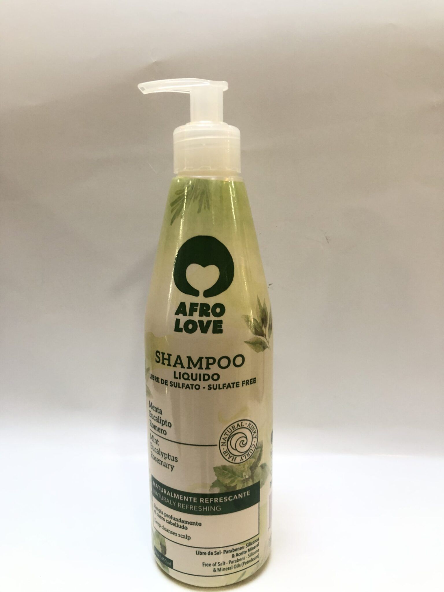 Afro Love Shampoo Liquido Sulphate Free 450ml